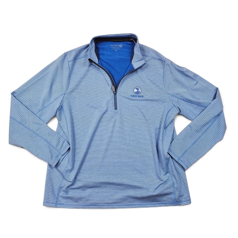VINEYARD VINES Jim Nantz 1/4 Zip Pullover Men's XL Pebble Beach Golf Athleisure